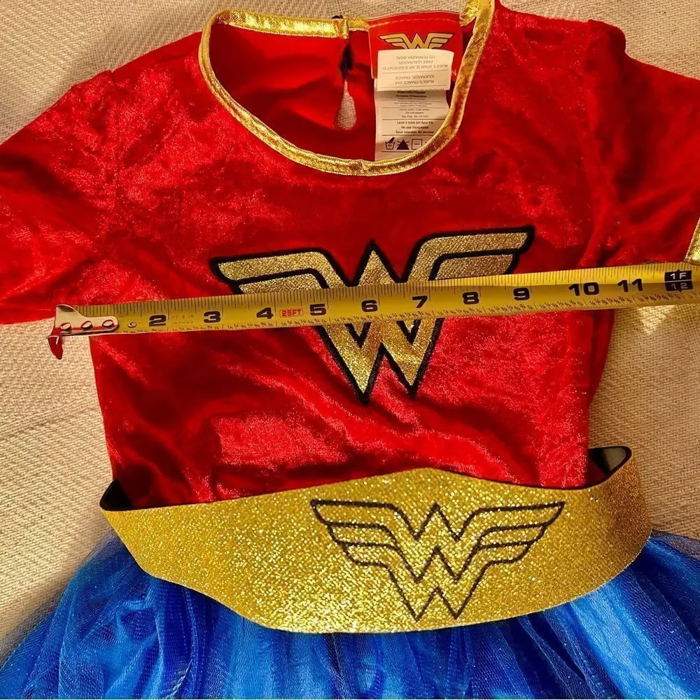 Rubie’s Wonder Woman Child's Costume Sz Small. Worn By Child Actress On TV. - Picture 2 of 7